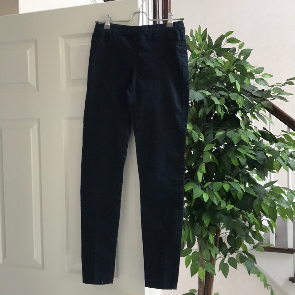Navy stretch jeggings/pants